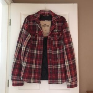 Hollister Flannel Quilted Jacket